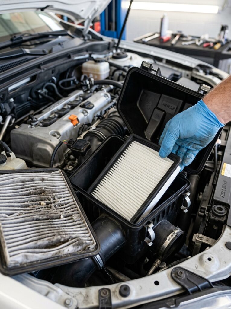 routine vehicle maintenance