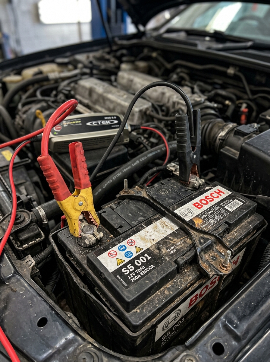 battery terminal cleaning