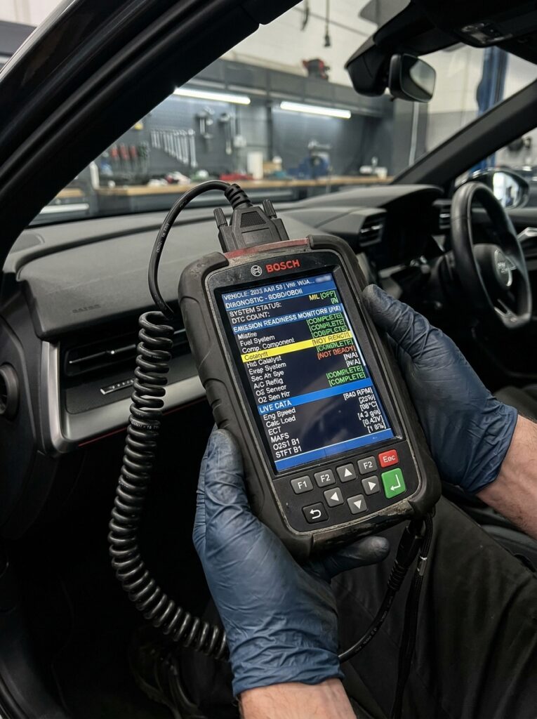 check engine emission fix