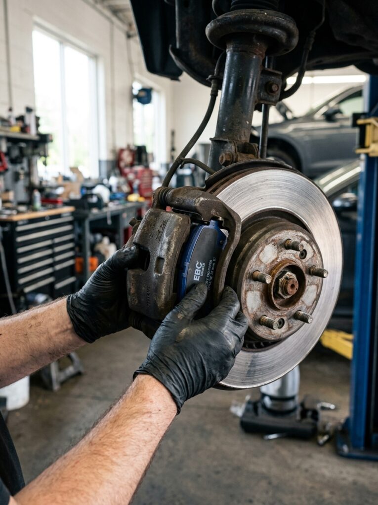 worn brake pads fix