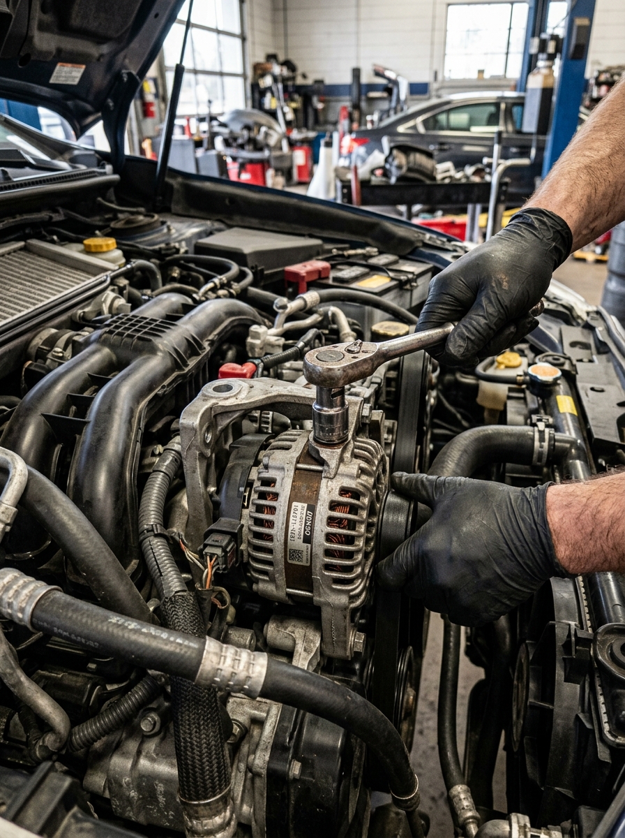 new alternator installation