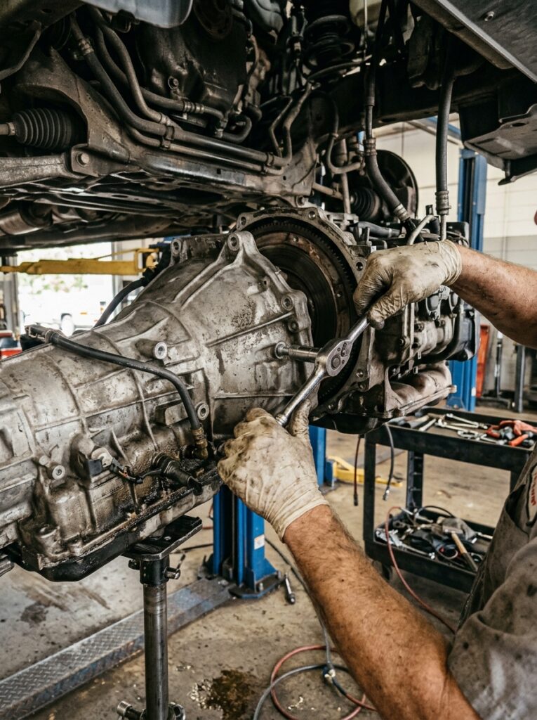 new transmission installation