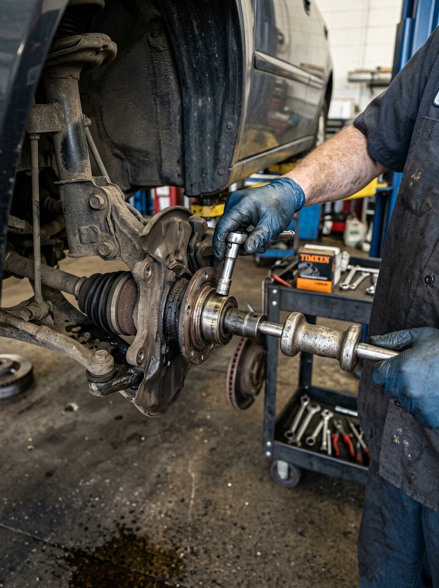 noisy wheel bearing fix