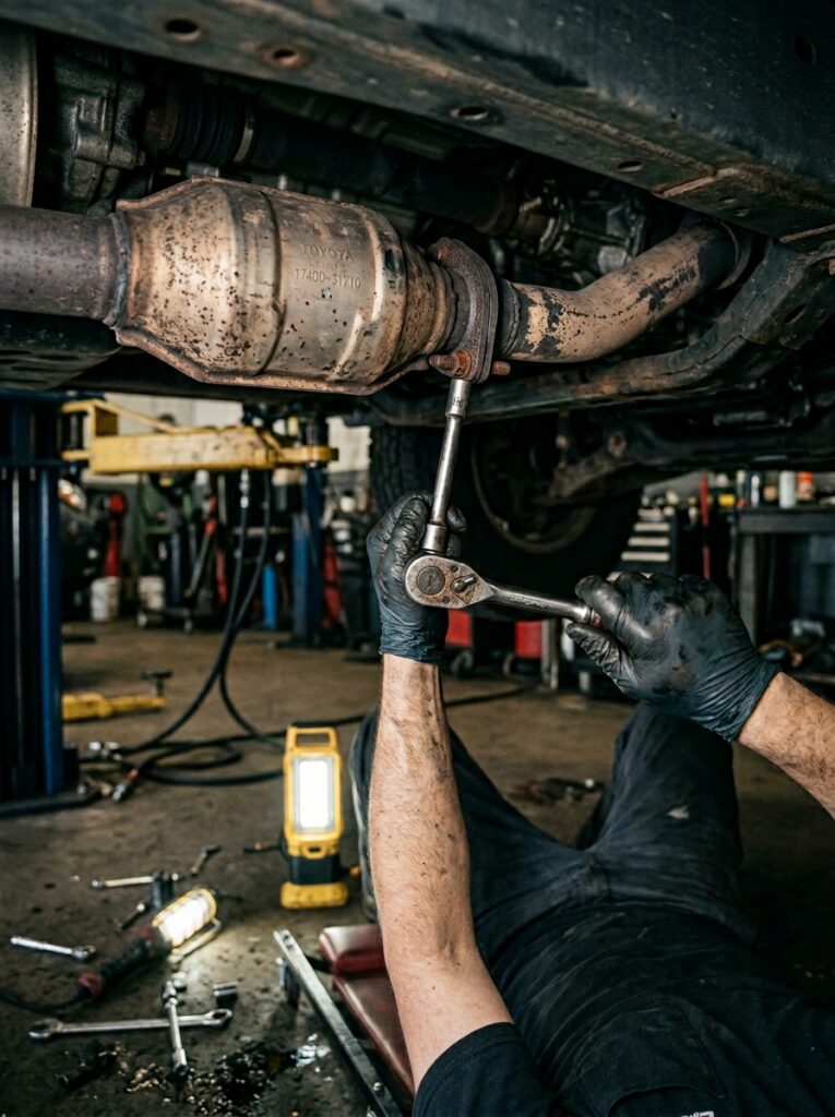 check engine light catalytic converter