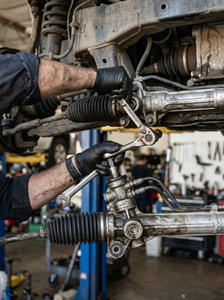 loose steering fix